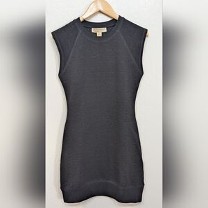 Raglan Sleeve Logo Jacquard Sweater Dress